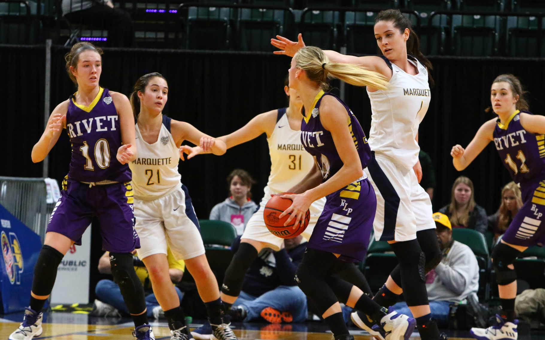 Girls Basketball State Finals: Marquette Catholic vs. Vincennes Rivet